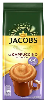 Напій кавовий Jacobs Cappuccino Milka Choco, з какао, 500 г